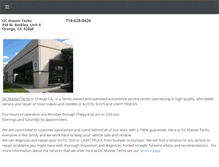 Tablet Screenshot of ocmastertechs.com